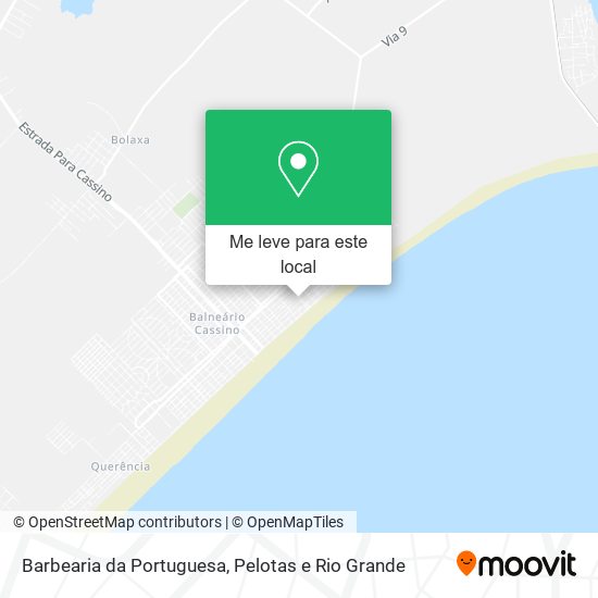 Barbearia da Portuguesa mapa