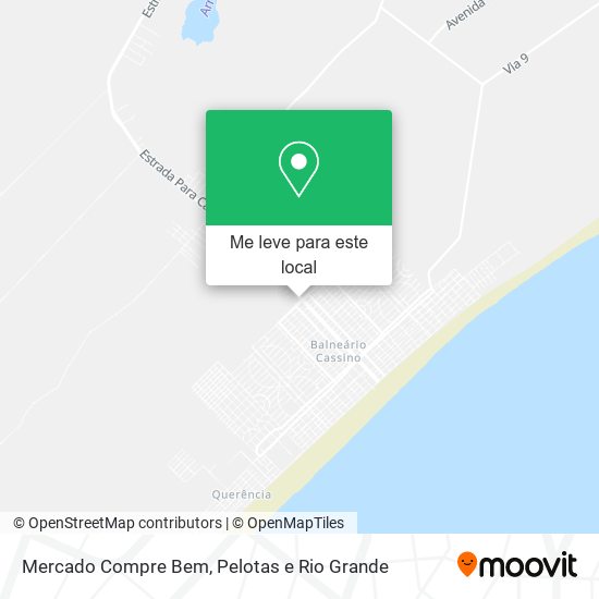 Mercado Compre Bem mapa