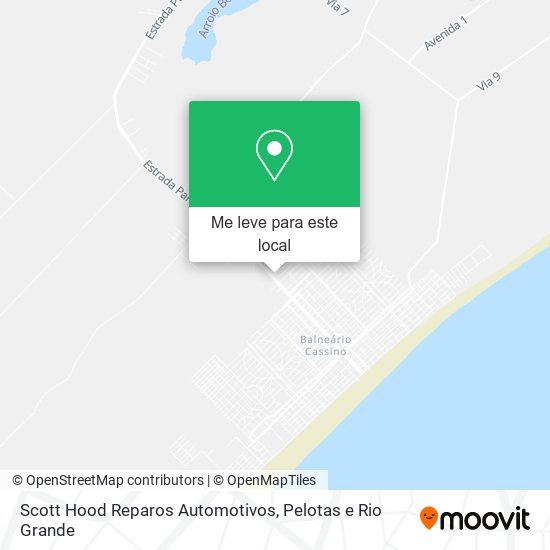 Scott Hood Reparos Automotivos mapa