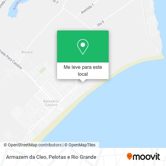 Armazem da Cleo mapa