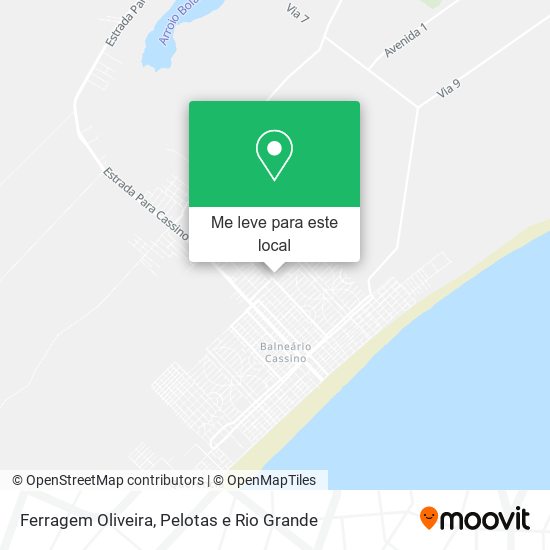 Ferragem Oliveira mapa