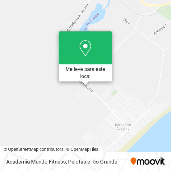 Academia Mundo Fitness mapa