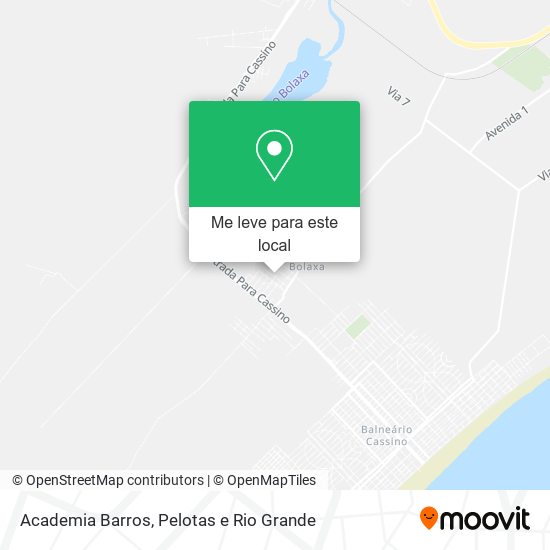 Academia Barros mapa