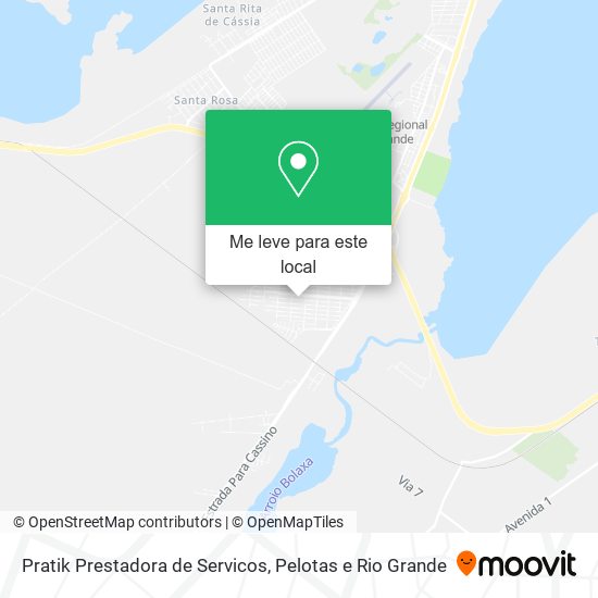 Pratik Prestadora de Servicos mapa