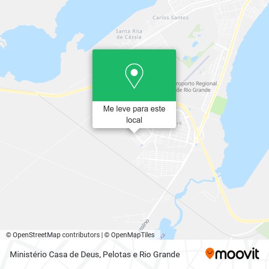 Ministério Casa de Deus mapa