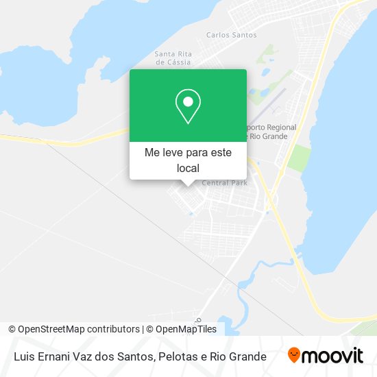 Luis Ernani Vaz dos Santos mapa