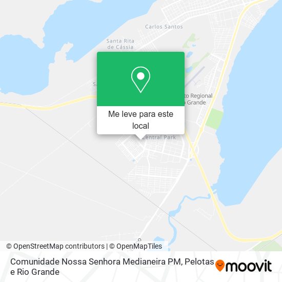 Comunidade Nossa Senhora Medianeira PM mapa