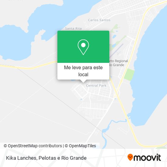 Kika Lanches mapa