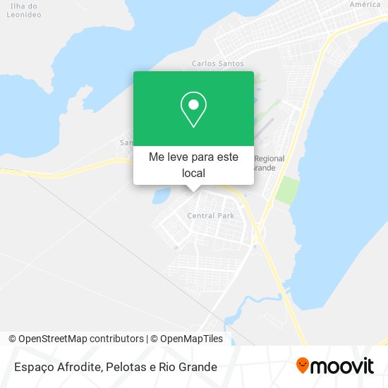 Espaço Afrodite mapa