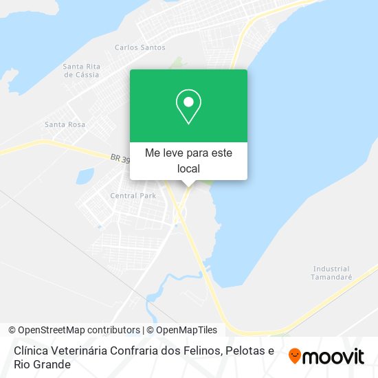 Clínica Veterinária Confraria dos Felinos mapa