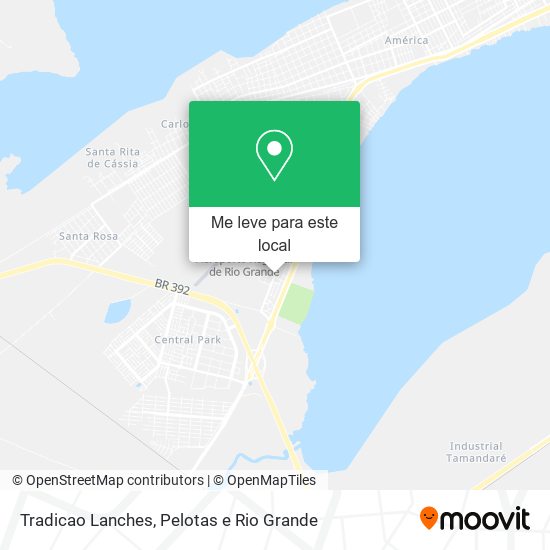 Tradicao Lanches mapa