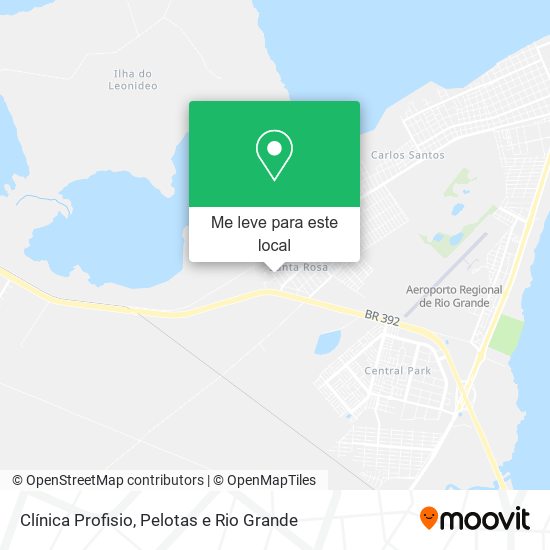 Clínica Profisio mapa