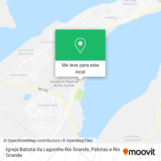Igreja Batista da Lagoinha Rio Grande mapa