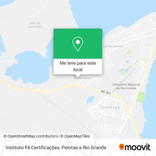 Instituto Fé Certificações mapa