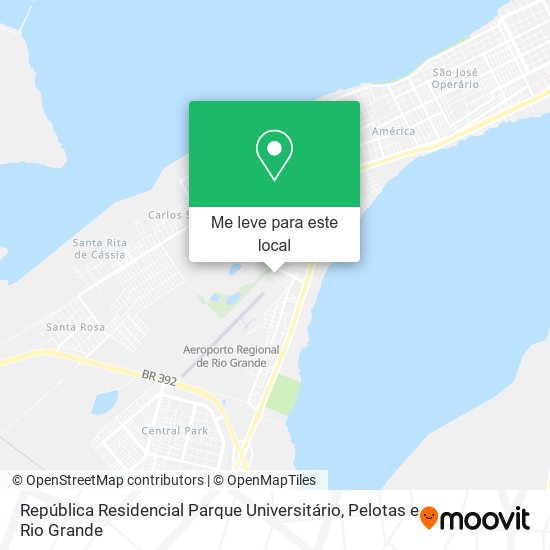 República Residencial Parque Universitário mapa