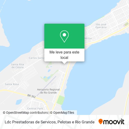 Ldc Prestadoras de Servicos mapa