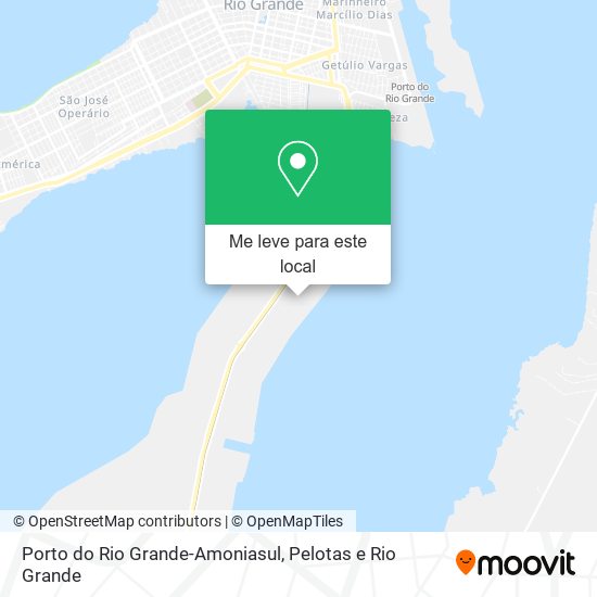Porto do Rio Grande-Amoniasul mapa
