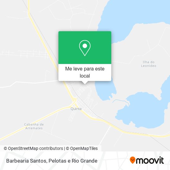 Barbearia Santos mapa