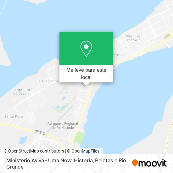 Ministerio Aviva - Uma Nova Historia mapa