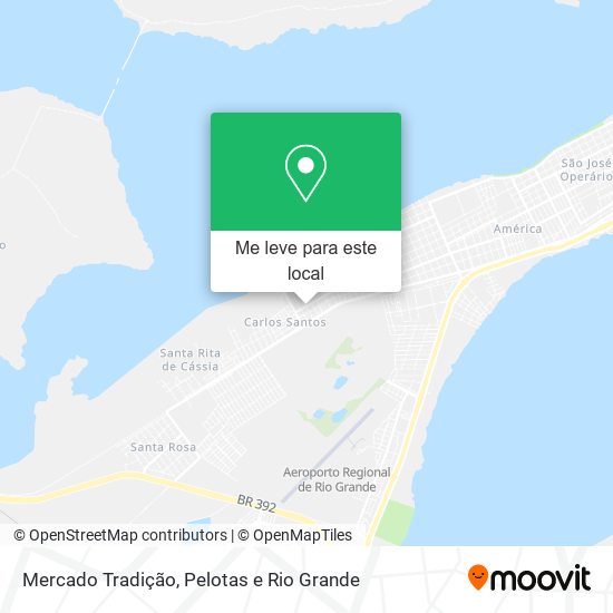 Mercado Tradição mapa