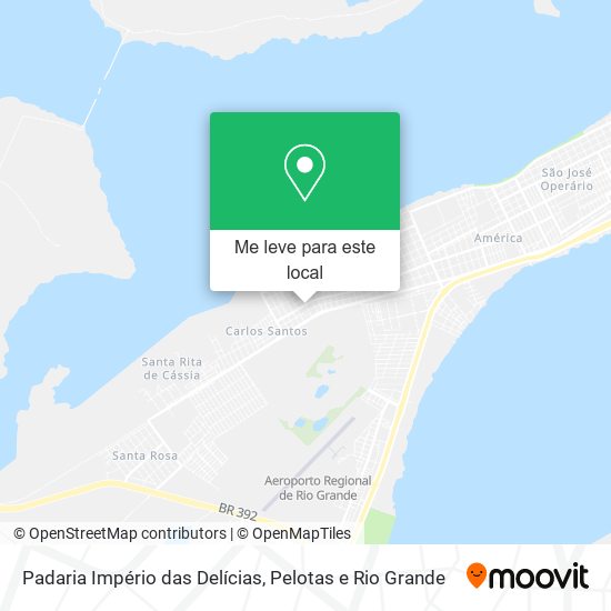 Padaria Império das Delícias mapa