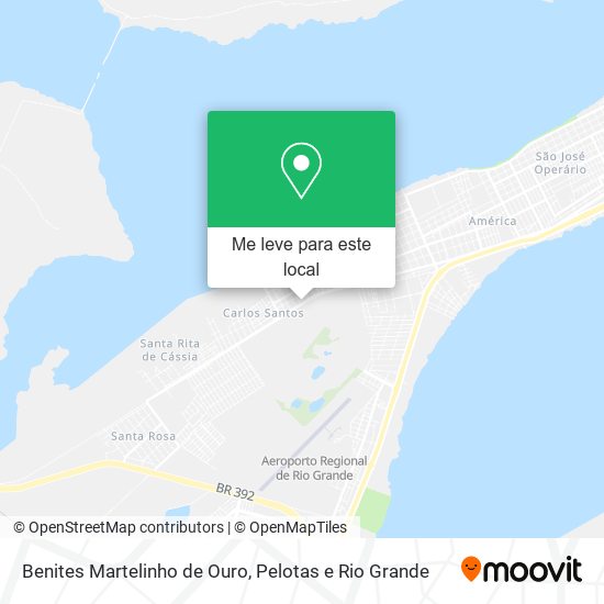 Benites Martelinho de Ouro mapa