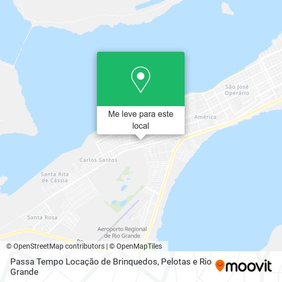 Passa Tempo Locação de Brinquedos mapa