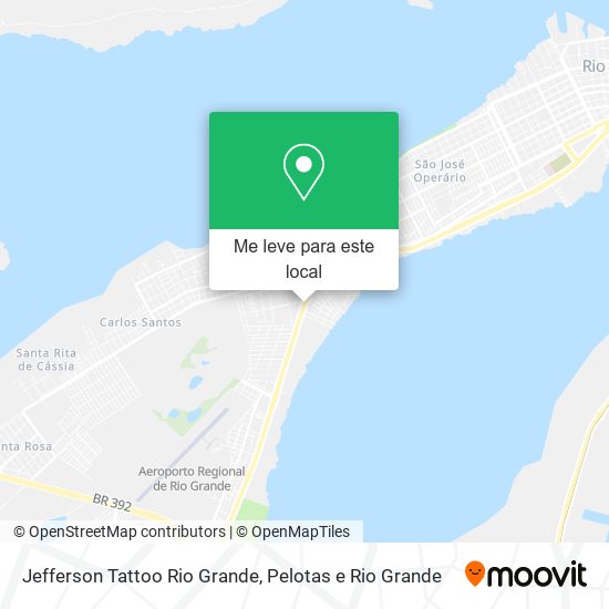 Jefferson Tattoo Rio Grande mapa