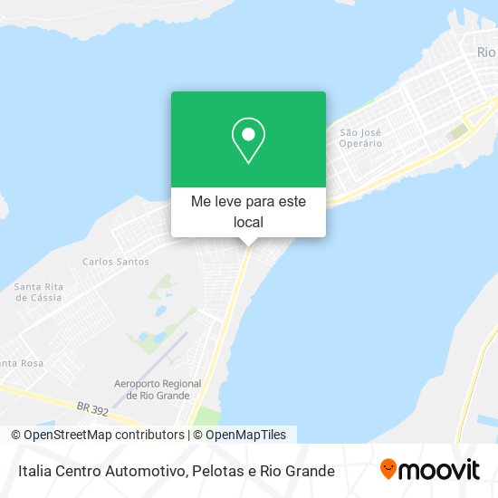 Italia Centro Automotivo mapa