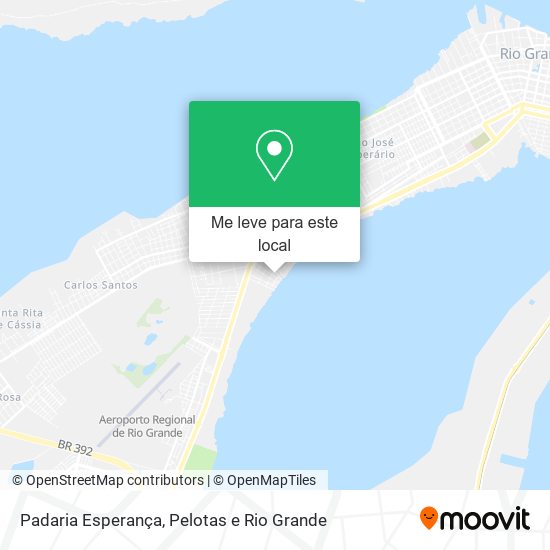 Padaria Esperança mapa