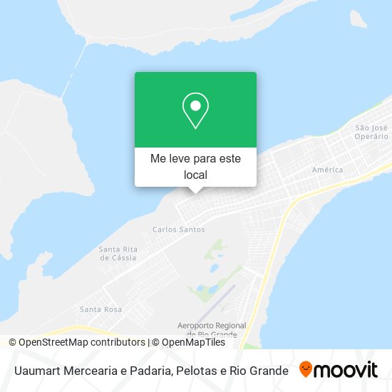 Uaumart Mercearia e Padaria mapa
