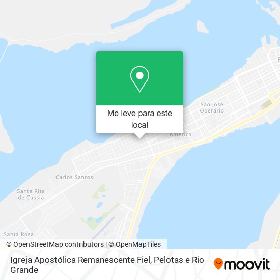 Igreja Apostólica Remanescente Fiel mapa