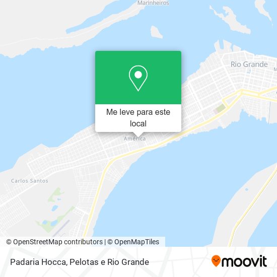 Padaria Hocca mapa
