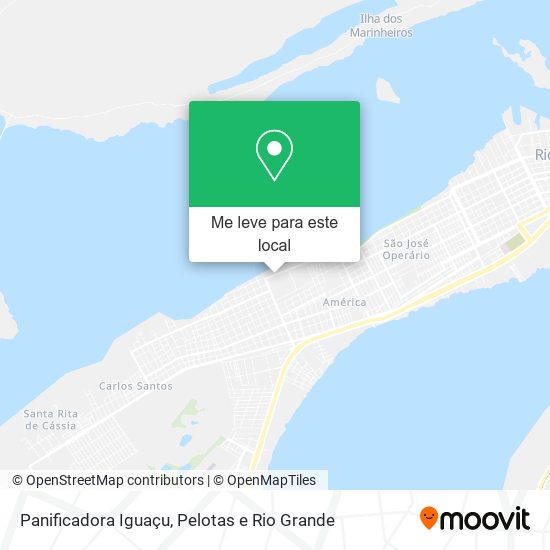 Panificadora Iguaçu mapa