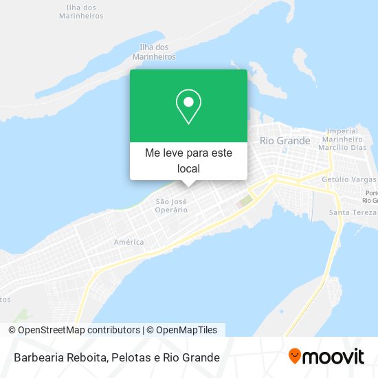 Barbearia Reboita mapa