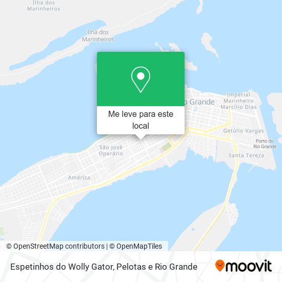 Espetinhos do Wolly Gator mapa