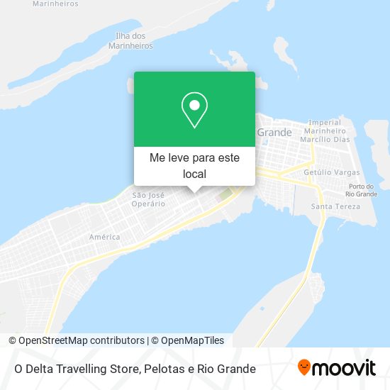 O Delta Travelling Store mapa
