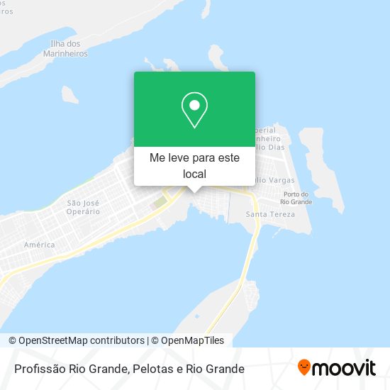 Profissão Rio Grande mapa