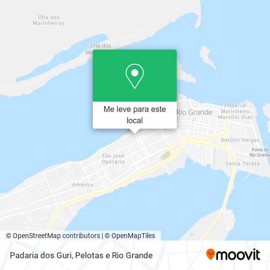 Padaria dos Guri mapa