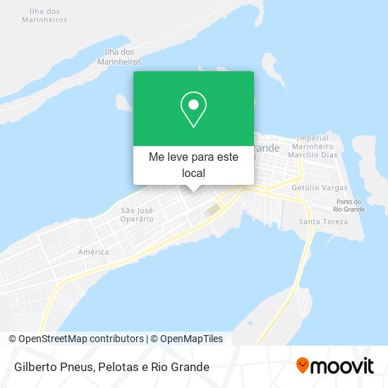 Gilberto Pneus mapa