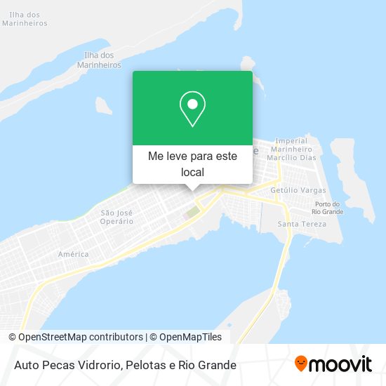 Auto Pecas Vidrorio mapa