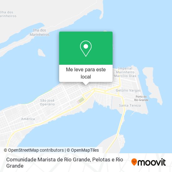 Comunidade Marista de Rio Grande mapa