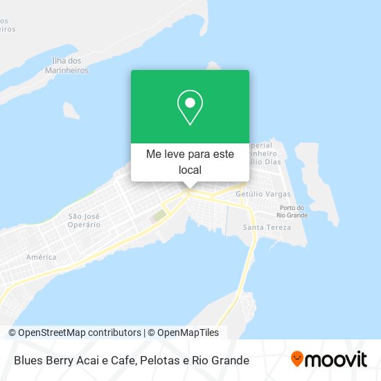 Blues Berry Acai e Cafe mapa