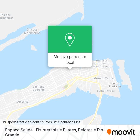 Espaço Saúde - Fisioterapia e Pilates mapa