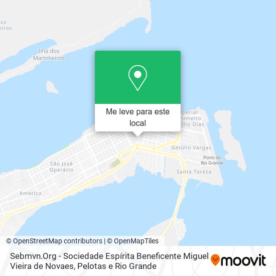 Sebmvn.Org - Sociedade Espírita Beneficente Miguel Vieira de Novaes mapa