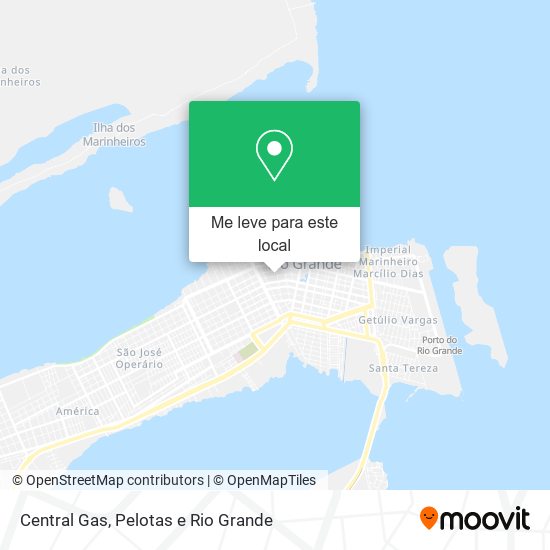 Central Gas mapa