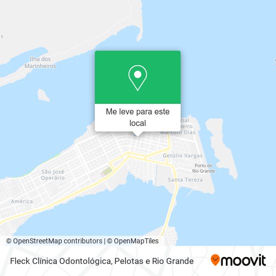 Fleck Clínica Odontológica mapa