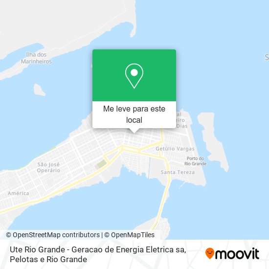 Ute Rio Grande - Geracao de Energia Eletrica sa mapa