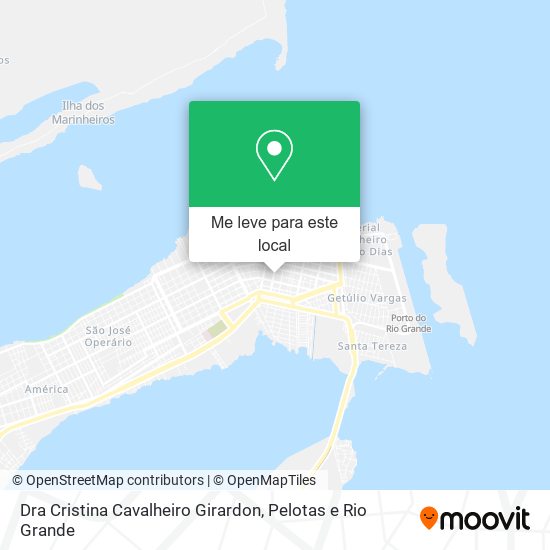 Dra Cristina Cavalheiro Girardon mapa