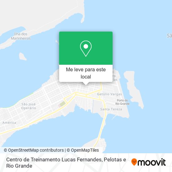 Centro de Treinamento Lucas Fernandes mapa